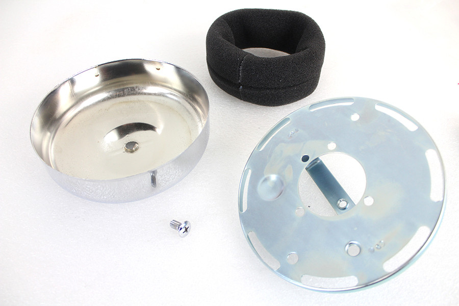 Wyatt Gatling - Wyatt Gatling Chrome V Logo Air Cleaner Kit
