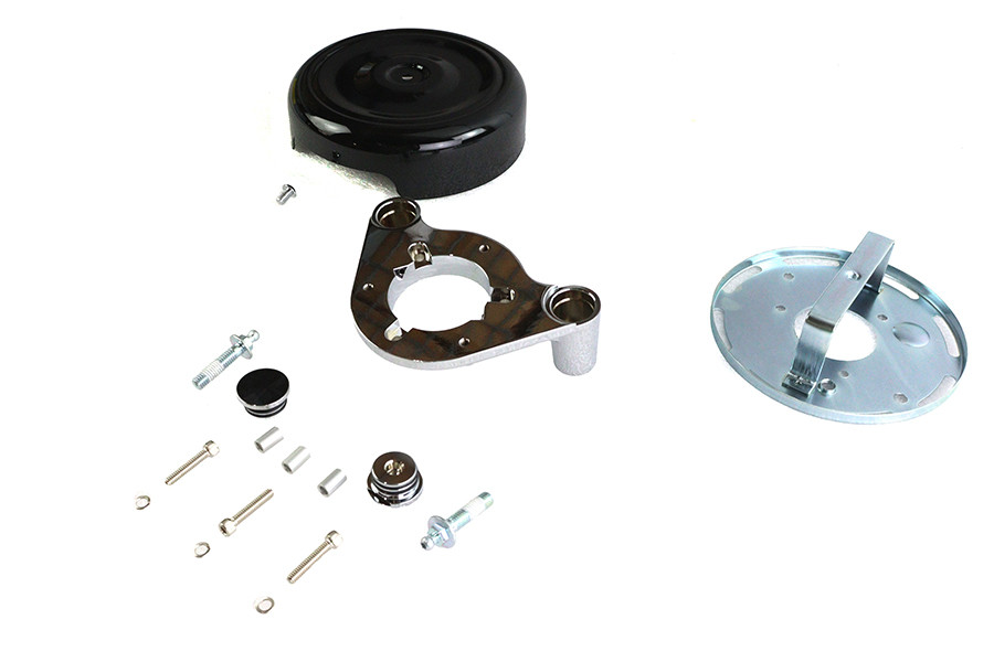 Wyatt Gatling - 8 inch Round Air Cleaner Kit Black
