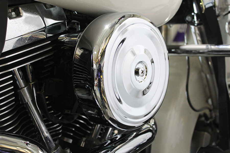 Wyatt Gatling - 8 inch Round Air Cleaner Kit Chrome