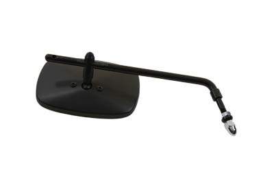 Wyatt Gatling #60-0001AB - Black Replica Swivel Mirror with Long Stem