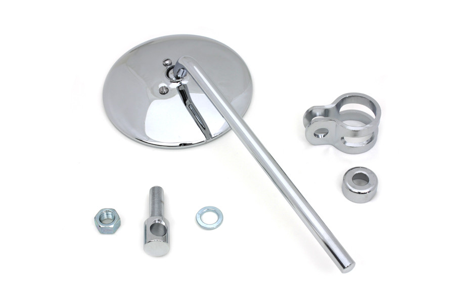 Wyatt Gatling - Replica Round Mirror with Round Stem Chrome