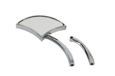 Wyatt Gatling #76023 - Axe Mirror with Billet Stem Chrome