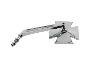 Wyatt Gatling #60-6009 - Maltese Mirror with Girder Stem Chrome