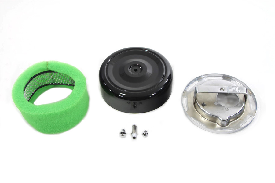 Wyatt Gatling - 7 inch Round Air Cleaner With Black Cover