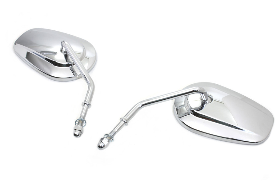 Wyatt Gatling - Chrome Taper Convex Mirror Set