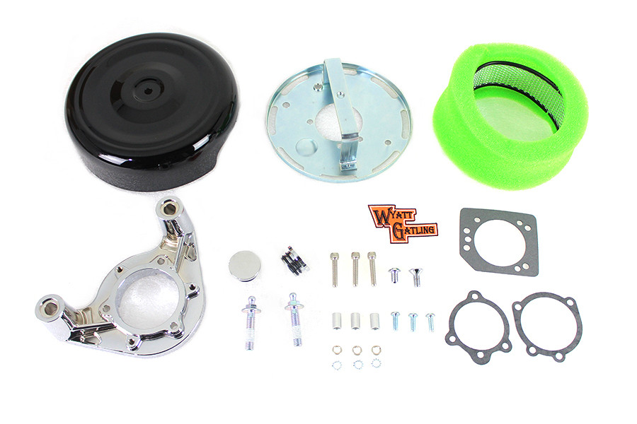 Wyatt Gatling - 8 inch Air Cleaner Kit Black