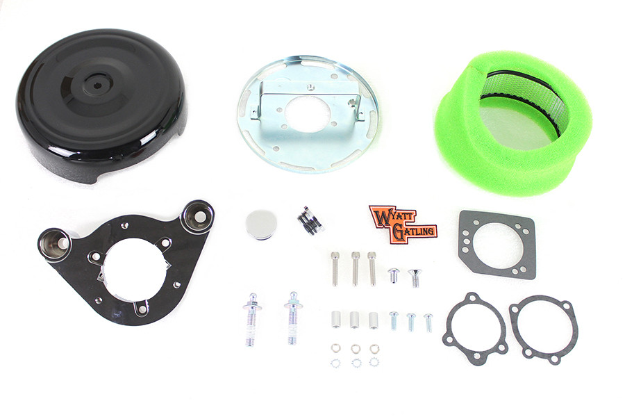 Wyatt Gatling - 8 inch Air Cleaner Kit Black