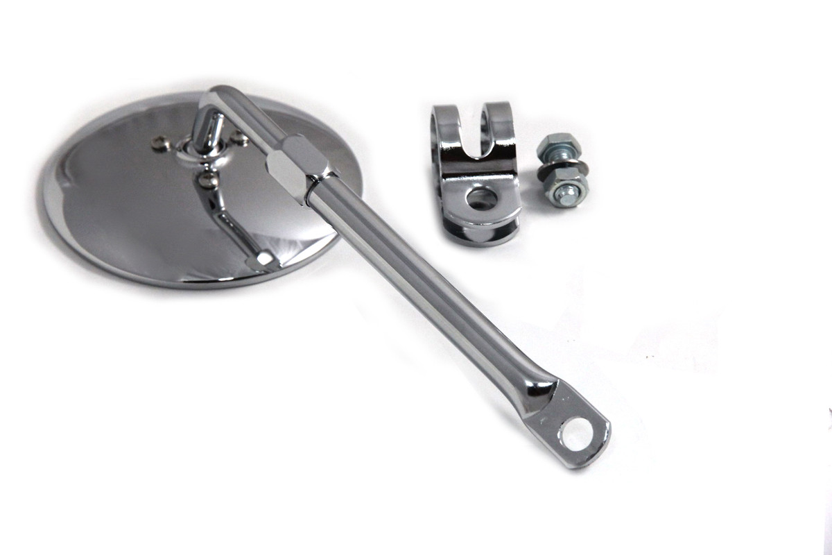Wyatt Gatling - 4-1/2 inch Chrome Round Mirror