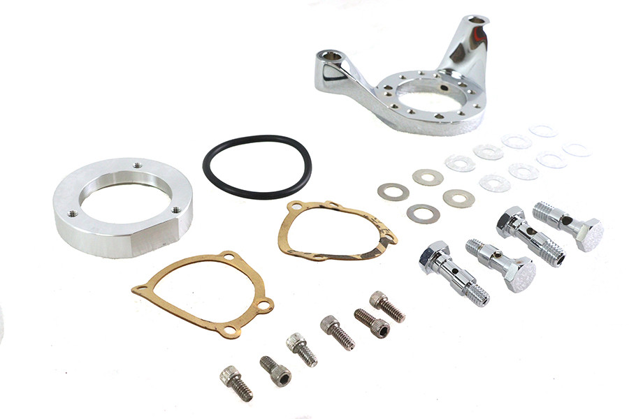 Wyatt Gatling - Air Cleaner Bracket Kit Chrome Billet