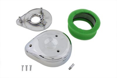 Wyatt Gatling #70828 - Chrome Teardrop Air Cleaner Assembly