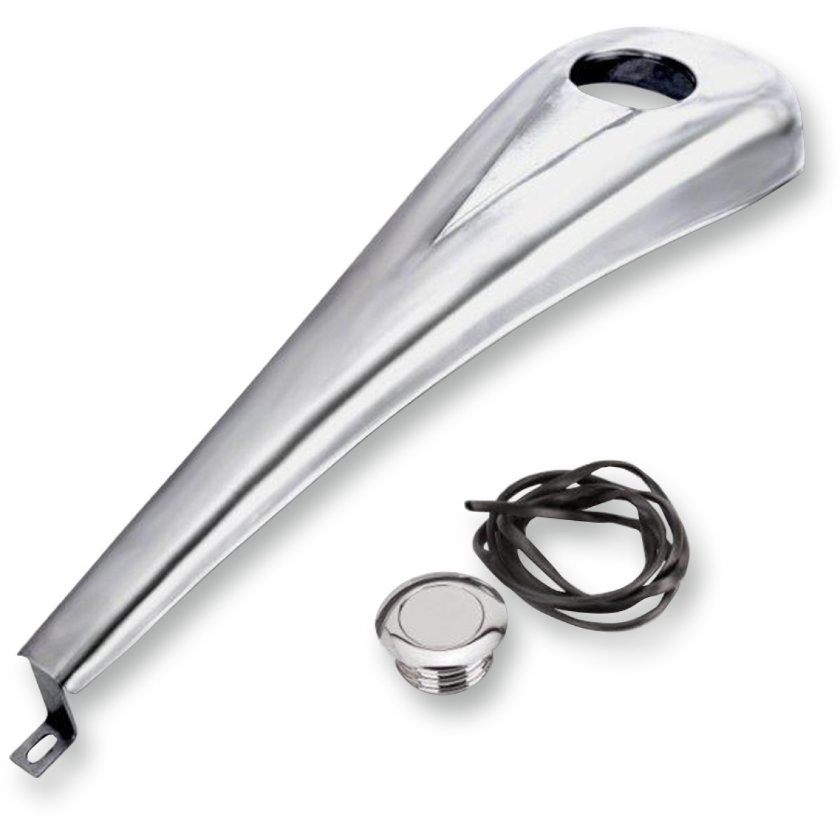 Paul Yaffe Bagger Nation #DDK-S-08-OEM-C - Steel Dash Kit for 6-Gallon Tank - Chrome