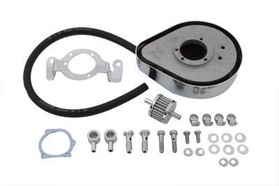 Wyatt Gatling - Teardrop Air Cleaner Kit Chrome Flame