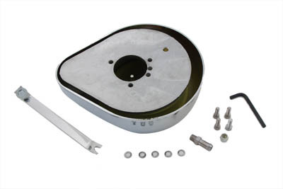Wyatt Gatling - Teardrop Air Cleaner Kit Smooth Chrome