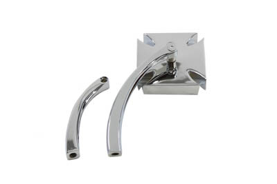 Wyatt Gatling #60-6241 - Mini Maltese Mirror with Billet Stems