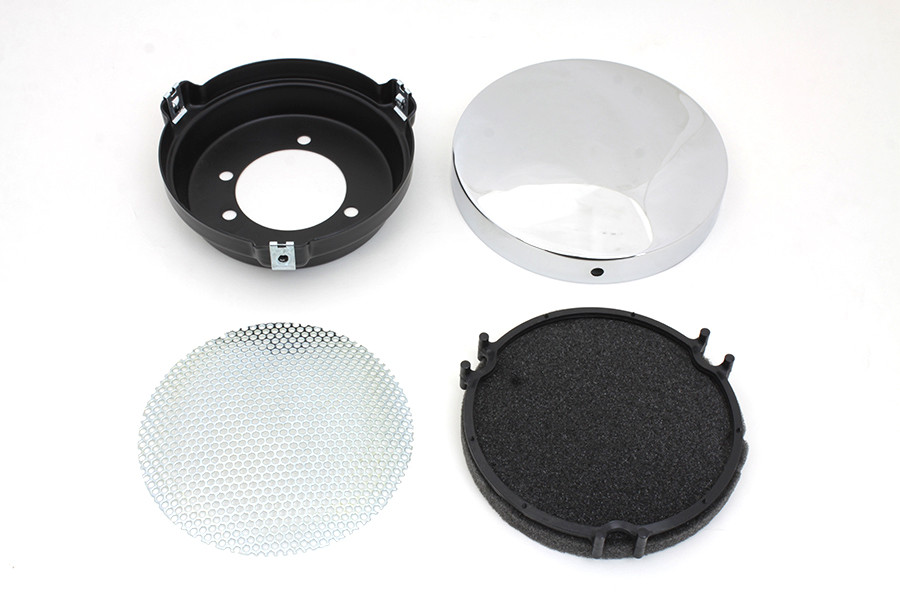 Wyatt Gatling #13405V - Wyatt Gatling Chrome Baby Moon Air Cleaner