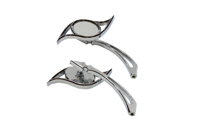 Wyatt Gatling #76472B4 - Villain Mirror Set with Spear Stems Chrome