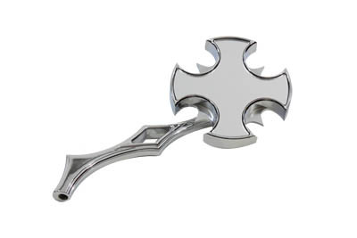 Wyatt Gatling #76390B3 - Rotar Mirror Chrome with Billet Diamond Stem