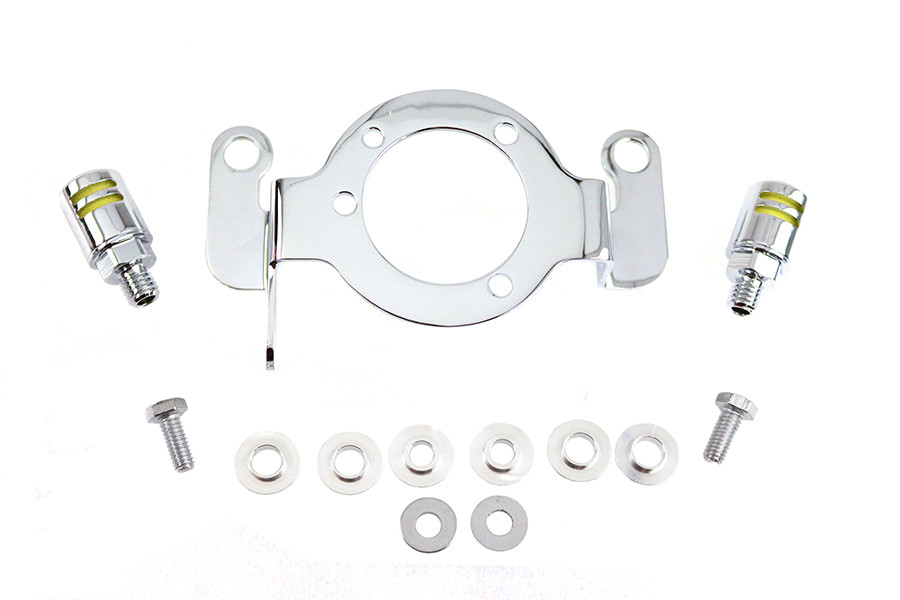 Wyatt Gatling - Carburetor Support Bracket Chrome