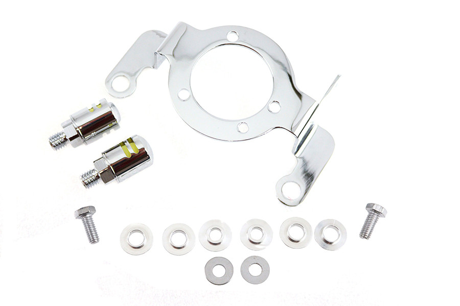 Wyatt Gatling - Carburetor Support Bracket Chrome