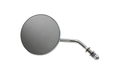 Wyatt Gatling - Round Mirror with Short Stem Chrome