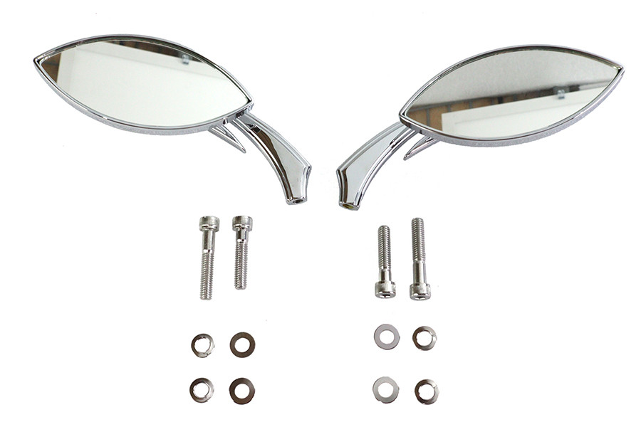 Wyatt Gatling #76537B4 - Eagle Eye Mirror Set Billet Chrome