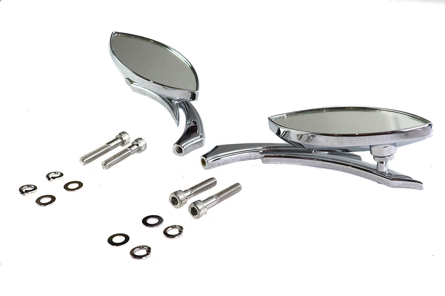 Wyatt Gatling #76537B4 - Eagle Eye Mirror Set Billet Chrome