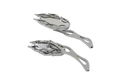 Wyatt Gatling #270111 - Fireball Mirror Set Chrome