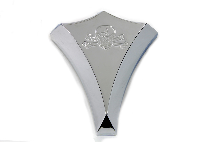 Wyatt Gatling - Billet Carburetor Cover Skull Style Chrome