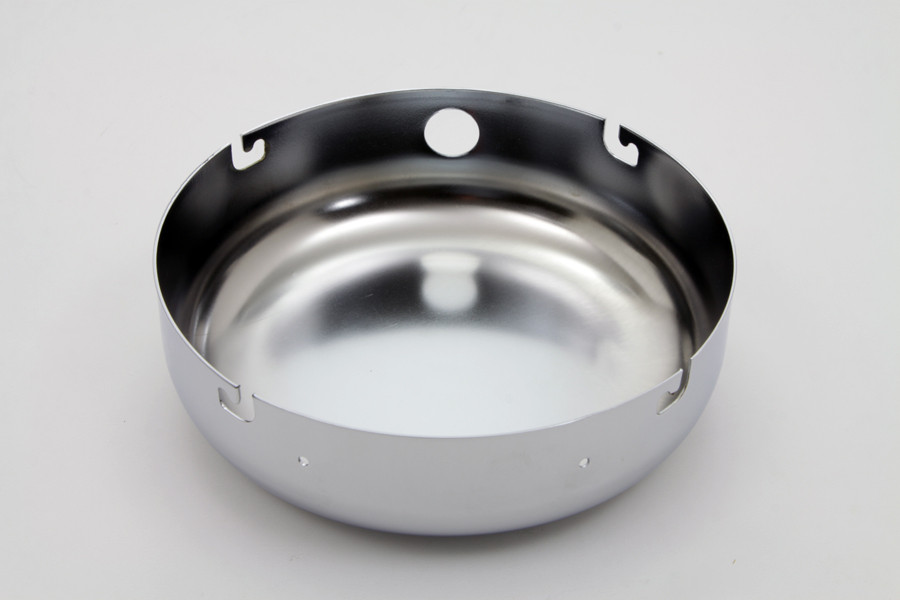 Wyatt Gatling #77566C - Chrome 7 inch Air Cleaner Cover