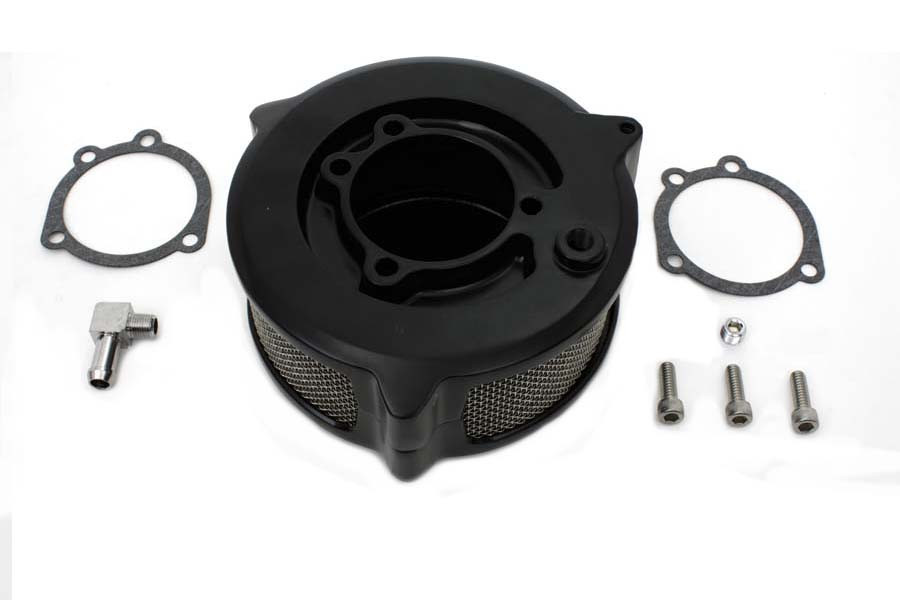 Wyatt Gatling #14-0162MB - Wyatt Gatling Black New Era Smooth Air Cleaner