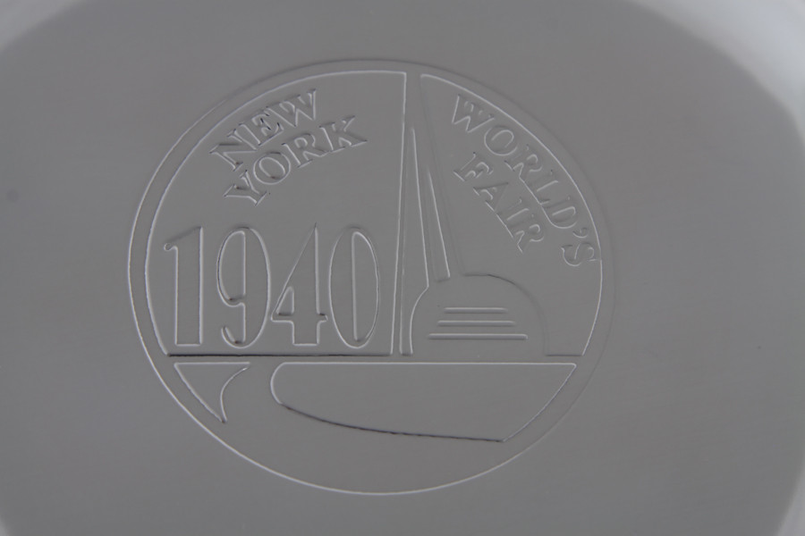 Wyatt Gatling #77399 - 7 inch World's Fair Logo Chrome Air Cleaner Cover