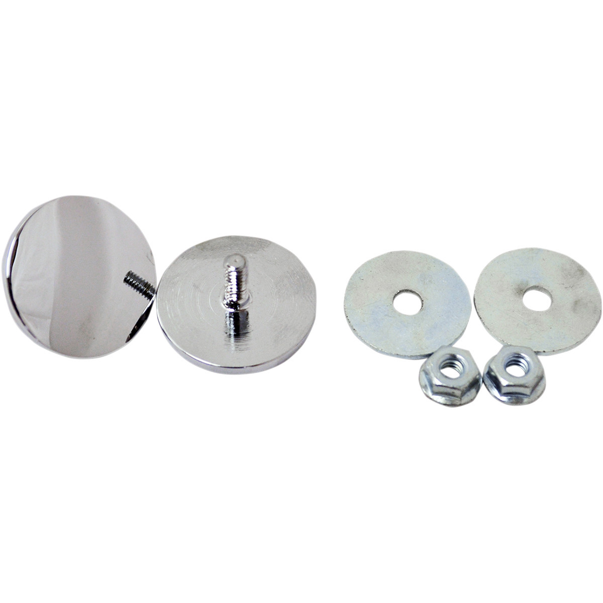 LA Choppers #LA-9001-00 - Fairing Mirror Removal Plug - Chrome