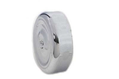 Wyatt Gatling #74528D - Chrome Round Bobbed Style 8 inch Air Cleaner Cover