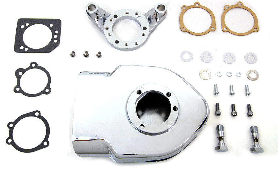 V-Twin - Chrome Wyatt Gatling Air Cleaner Assembly