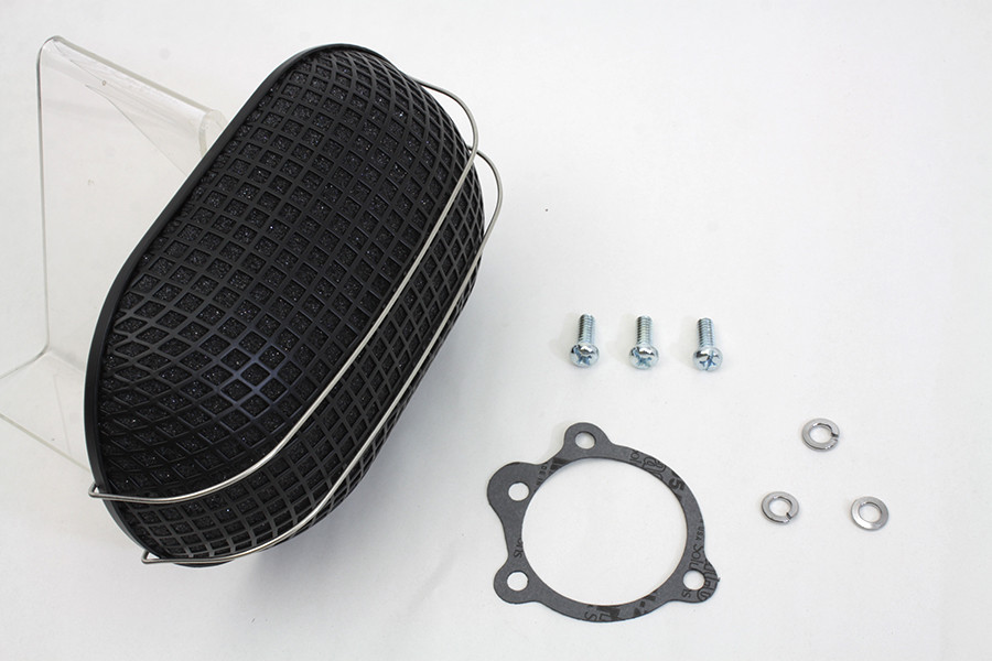 Wyatt Gatling #19395B - Wyatt Gatling Black Turbo Air Cleaner
