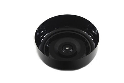Wyatt Gatling #70396B - Black Round Bobbed Style 7 inch Air Cleaner Cover