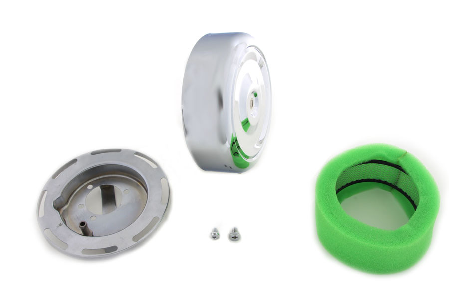 Wyatt Gatling - 7 inch Round Air Cleaner Chrome