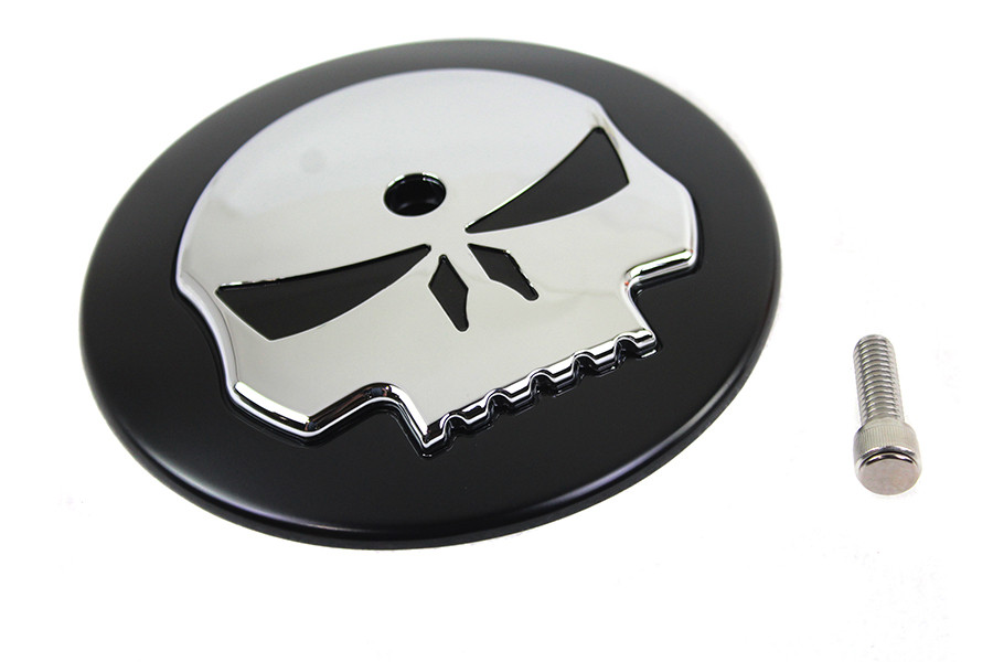Wyatt Gatling #78345B - Wyatt Gatling Skull Air Cleaner Cover Insert