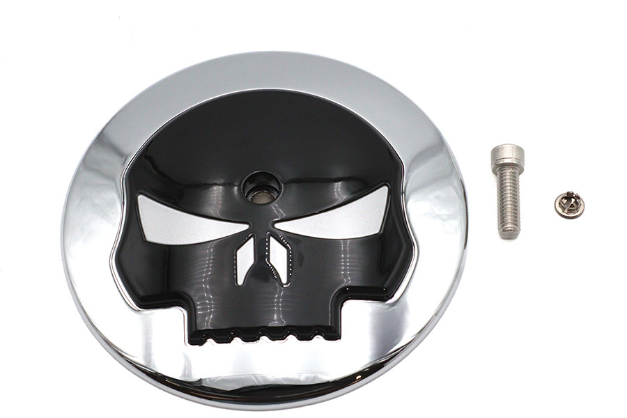 Wyatt Gatling #78345 - Wyatt Gatling Skull Air Cleaner Cover Insert