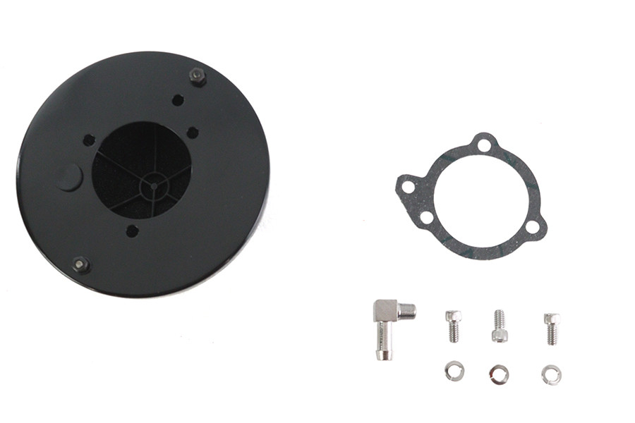 Wyatt Gatling #63363B - Wyatt Gatling Round Mesh Air Cleaner Black