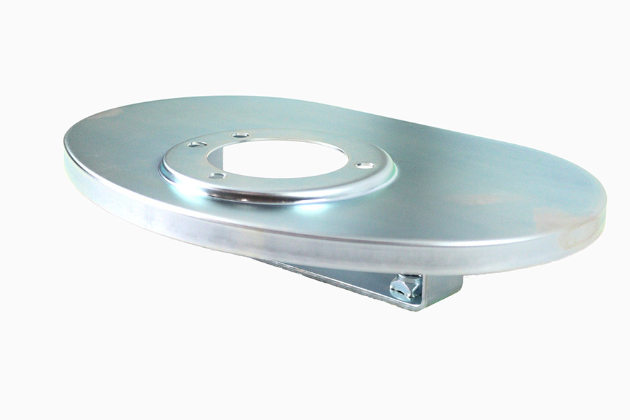 V-Twin #19386S - Shorty Oval Air Cleaner Backing Plate