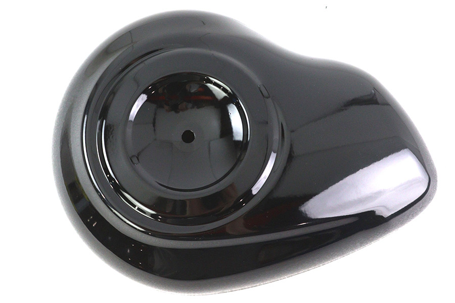 V-Twin #76905B - 8 inch Teardrop Air Cleaner Cover Black