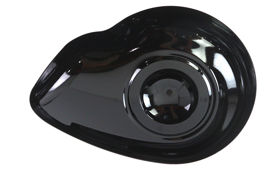 V-Twin #76905B - 8 inch Teardrop Air Cleaner Cover Black