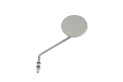  - Round Mirror Stainless Steel with Billet Stem