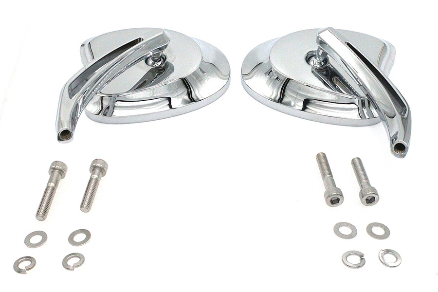 Wyatt Gatling #77888B4 - Mini Tapered Mirror Set with Short Slotted Stem