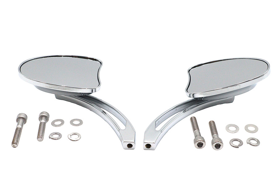 Wyatt Gatling #77887B4 - Mini Tapered Mirror Set with Long Slotted Stem