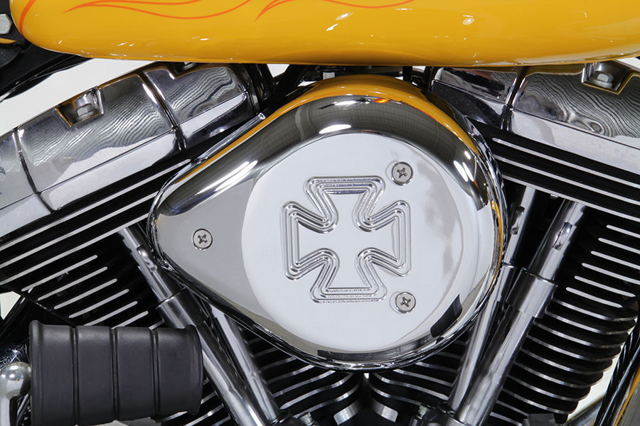 V-Twin - Chrome Wyatt Gatling Air Cleaner Assembly