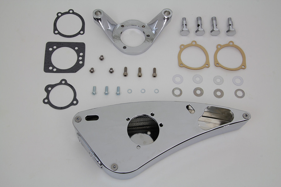 V-Twin - Chrome Wyatt Gatling Air Cleaner Assembly