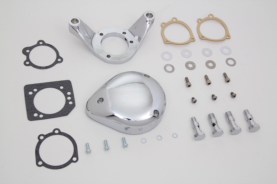 V-Twin - Chrome Wyatt Gatling Air Cleaner Assembly
