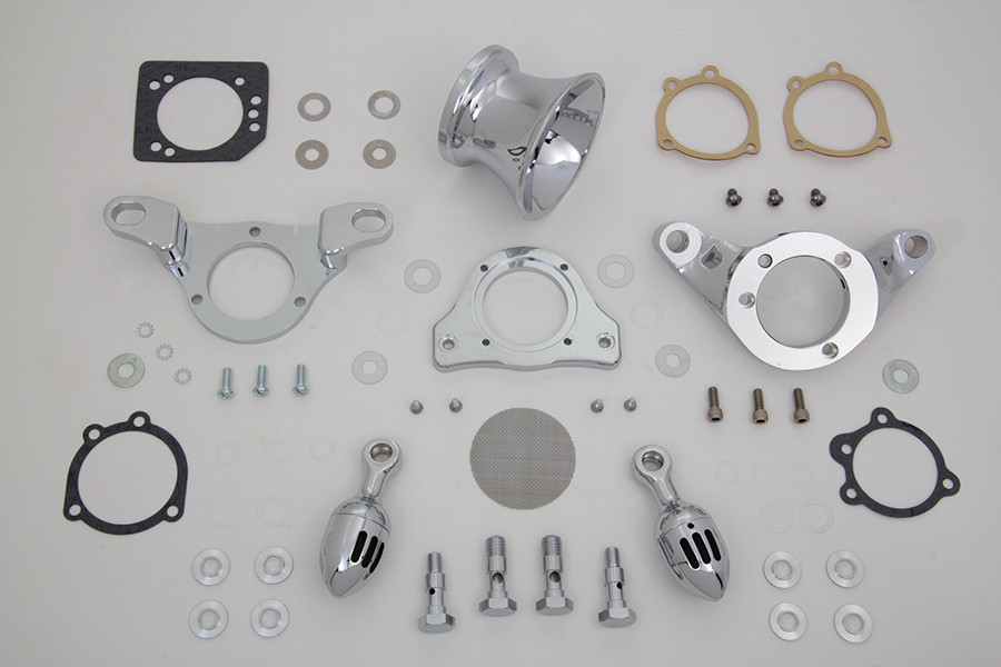 V-Twin - Chrome Wyatt Gatling Velocity Stack Assembly